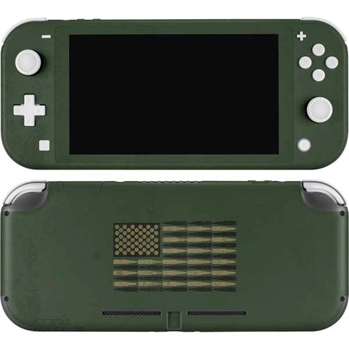Bullet American Flag Nintendo Switch Lite Skin